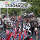 White supremacists, neo-Nazis, and other racist activists headed towards counter-protesters in Charlottesville, Virginia on August 12th, 2017.